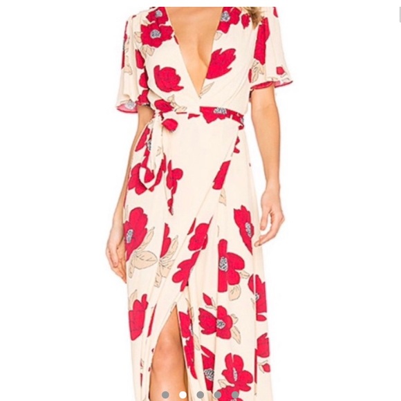 Floral Wrap Maxi Dress by Privacy Please - Picture 4 of 4